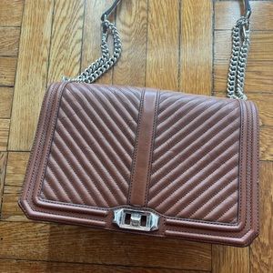 Rebecca Minkoff Chevron Quilted Jumbo Love Crossbody